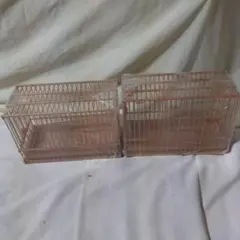 未使用◆昭和レトロ◆2個セット◆鳥かご◆竹鳥籠