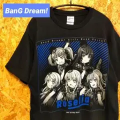 「バンドリ!ガールズバンドパーティ」Roselia Tシャツ Lサイズ ブラック