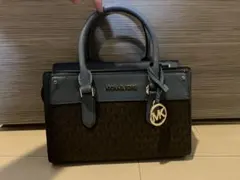 ※最終値下げ　マイケルコース　2wayバッグ　ブルー