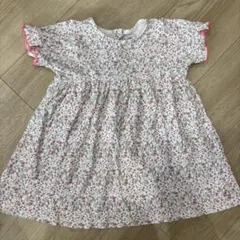 プチバトー　小花柄ワンピース 24m 86cmのサムネイル