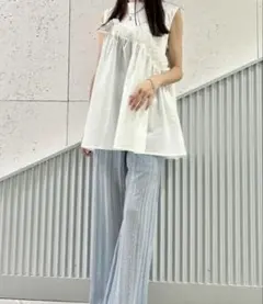 フレア カジュアルパンツ