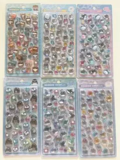 【正規品】　水族館限定　 ボンボンドロップシール　　6枚セット　コンプリート