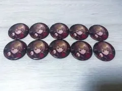 プロセカ 小豆沢こはね グリッター缶バッジ 40B 10点