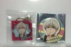 WINDBREAKER カラオケの鉄人 アクリルストローチャーム　缶バッジ　梶蓮