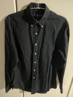 長袖ワイシャツ黒m
