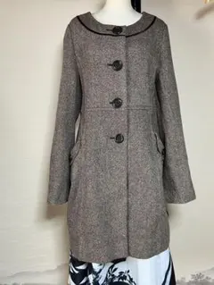 ê.a.p ブラウン金系 入りチェスターコート11サイズ