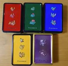 ポケモン meets メリーチョコレート 空き缶5つセット
