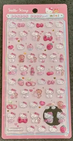 【正規品】　ボンボンドロップシール ミニ ハローキティ ピンク　サンリオ