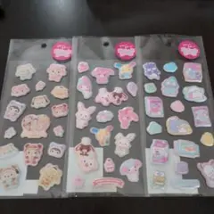 サンリオぷくっとシール　ラテクマベビー　スイーツ　はぴだんぶい　ヘイセイウサギ