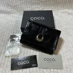【新品・最高級牛革】COCO 最高級牛革財 二つ折り財布 証明書付き
