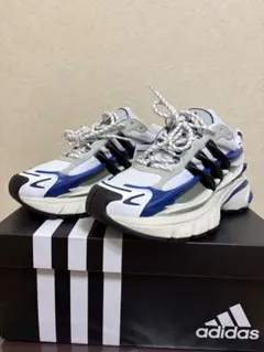 BALENCIAGA adidasコラボ スニーカー ホワイト/ブルー 36 - メルカリ