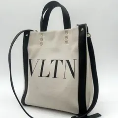 VALENTINO VLTN キャンバス トートバッグ - メルカリ