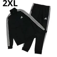 2XL 新品 アディダス エッセンシャルズ スリーストライプス トラックスーツ