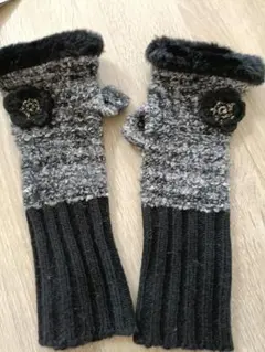 マリークワント　ハンドウォーマー　フィンガーレスグローブ　黒 楽天市場】マリークワント コスメ（手袋・アームカバー｜バッグ