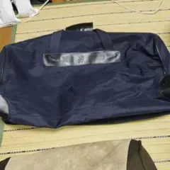 ネイビー ナイロン ボストンバッグ