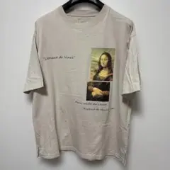 モナリザ アートプリント Tシャツ Lサイズ567番