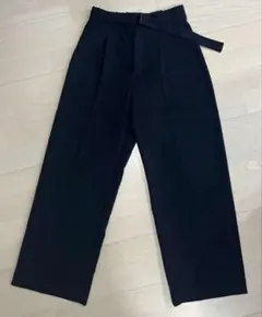 green label relaxing フルダルベルトワイドパンツ 38