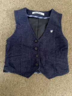 familiar ネイビー ベスト 90