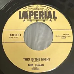BOB LUMAN エディコクラン　参加　ロカビリー