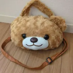 【本日まで】モコモコくまちゃんぬいぐるみバック ハンドバッグ