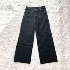 H&M WIDE ULTRA HIGH WAIST 土管デニム