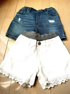 ライトオン　ショートパンツ　130 ユニクロ　ショートパンツ　140