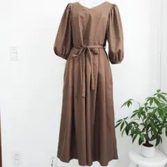 ne Quittez pas CottonGather Sleeve Dress - メルカリ