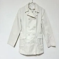 MK KLEIN+✨良品　トレンチコート　スプリング　ダブルブレスト　ホワイトのサムネイル