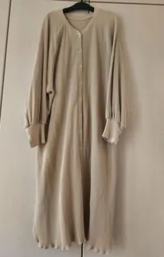 リシェグラマー　スエットワンピース　M～L　オーガニックコットンワッフル生地