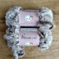 ドリームキャット　22番　2玉　セリア　　毛糸