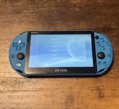 PS Vita PCH-2000 ブルー 本体 動作確認済 64GB付き
