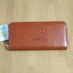 新品 スヌーピー 型押し長財布 ブラウン