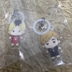 ハイキュー‼︎ 狐爪研磨　宮侑 ふらっと めじるしアクセサリー