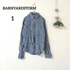 バンヤードストーム BARNYARDSTORM チェック柄長袖シャツ