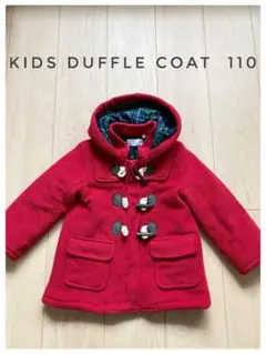 キッズ ダッフルコート 110 赤
