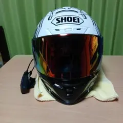 SHOEI フルフェイスヘルメット マルケス、ミラーシールド付きのサムネイル