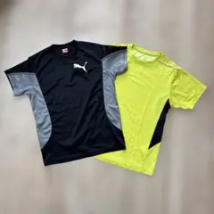 PUMA 半袖Tシャツ 黒/ノーブランド 半袖Tシャツセット