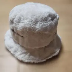 ホワイト ポリエステル バケットハット 58cm