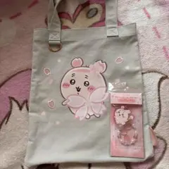 ちいかわ さくらのようせい トートバッグ キーホルダーセット