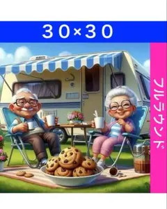 N-2015老夫婦 ダイヤモンドアートキット ビーズ アート ハンドメイド