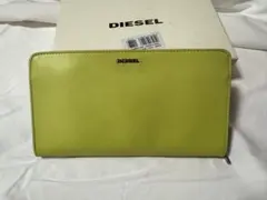 DIESEL ライムグリーン 長財布 貴重のサムネイル