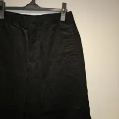 UNIQLO U ワイドパンツ ブラック コーデュロイ