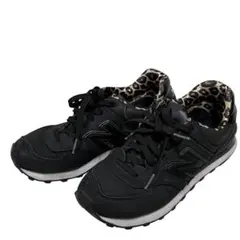 ニューバランス WL574SPK 24cm 黒 レオパード