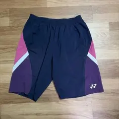 YONEX ネイビー ピンク ハーフパンツ Mサイズ