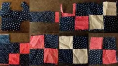 8枚 USA アンティーク インディゴ 生地 ビンテージ ワーク Stifel?