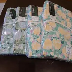 【値下げ】【新品未開封】フラワー柄 敷き布団カバー ４個