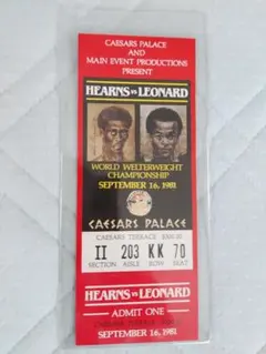 シュガー・レイ・レナード& トーマス・ハーンズ　直筆サインポートレートボクシング シュガー・レイ・レナード& トーマス・ハーンズ 直筆サイン