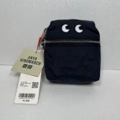 新品 ユニクロ アニヤハインドマーチ パッカブルバッグ エコバッグ ネイビー