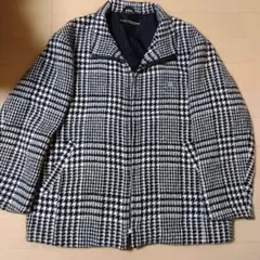 稀少 HARDY AMIES ツイード ロングコート Mサイズ グレー 稀少 HARDY AMIES ツイード ロングコート Mサイズ グレー