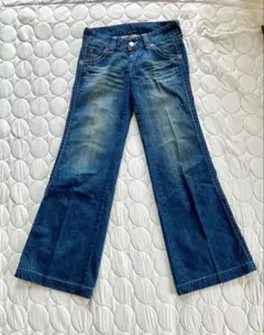 リーバイス Levi's デニム フレア　ブラスト加工日本製　27